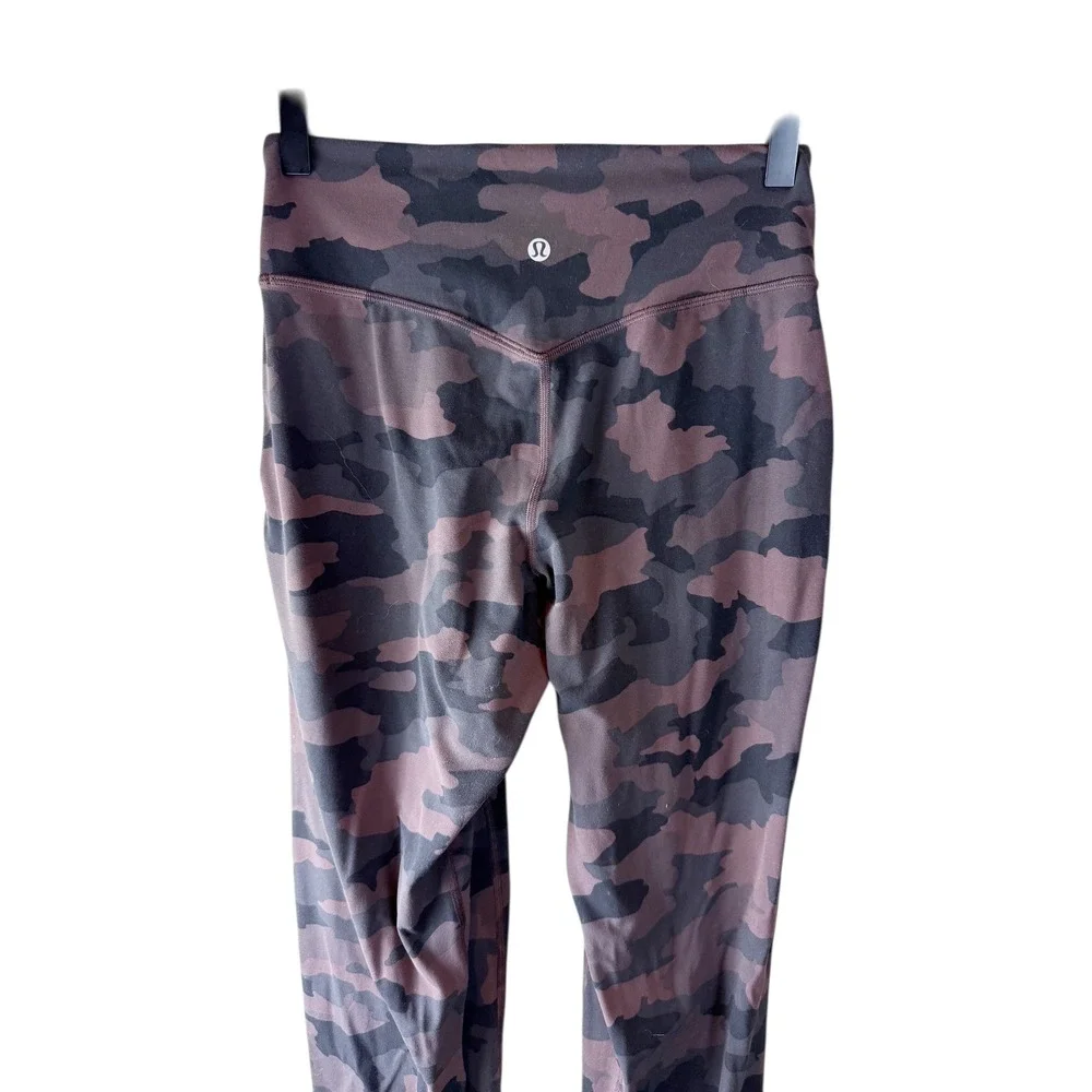 Lululemon Align Jogger Crop 23 Heritage 365 Camo‎ Brown Earth Multi Size 4 Nulu